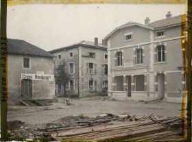 Image représentant France, Vigneulles les Hattonchatel, Reconstructions et inscriptions boches