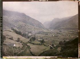 Image représentant France, Vallée d'Ossau, Vallée d'Ossau - Vue d'ensemble
