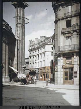 Image représentant La rue de Viarmes et la Colonne astrologique