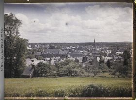Image représentant Vue panoramique de Guingamp prise du village de Castel-Pic