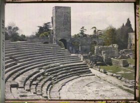 Image représentant Les gradins du théâtre antique