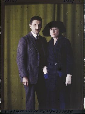 Image représentant Monsieur Etienne de Méeus et son épouse