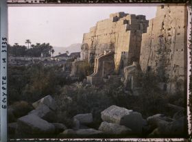 Image représentant VIIIe pylône du temple d'Amon Râ