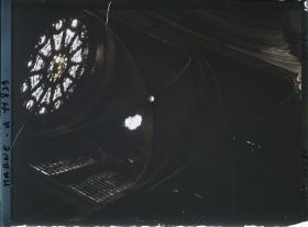 Image représentant France, Trou d'obus dans la voûte de la Cathédrale