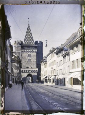 Image représentant La Spalentor (porte Saint-Paul) depuis la Spalenvorstadt