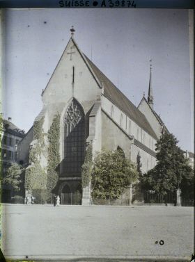 Image représentant L'église des Cordeliers (aujourd'hui le Musée historique) à la Barfüsserplatz