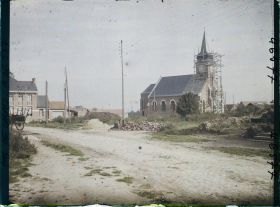 Image représentant France, Bailleul - Sire - Berthoud, Vue vers l'Eglise