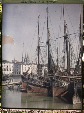 Image représentant Belgique, Ostende, Un Coin du Port