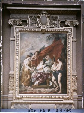 Image représentant La Naissance du dauphin (futur Louis XIII) à Fontainebleau, le 27 septembre 1601, Rubens, musée du Louvre