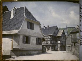 Image représentant France, Kaysersberg, Le Pont et vieilles Maisons