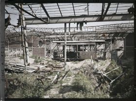 Image représentant Dépôt des chemins de fer et tramways de l'Aisne en ruine