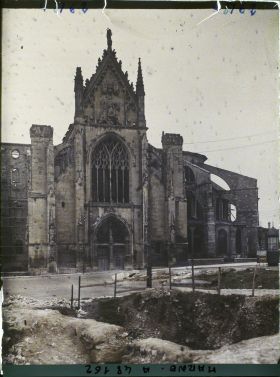 Image représentant France, Reims, Portail Sud de St Rémy