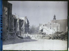 Image représentant Travaux pour le prolongement du boulevard Haussmann, à l'angle de la rue Taitbout