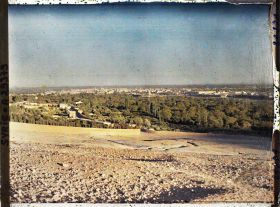 Image représentant Début de coucher de soleil sur la ville de Damas