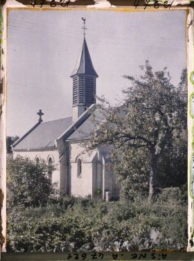 Image représentant France, Pasly, Abside de l'Eglise reconstruite