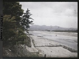 Image représentant Paysage de la rivière Hozu en aval du village d'Arashiyama