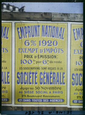 Image représentant Affiche de l'emprunt national de 1920, Société générale