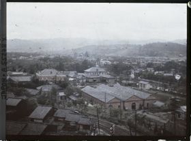 Image représentant panorama Kyôto depuis l'hôtel Miyako