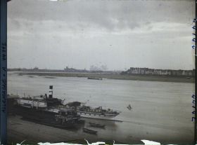 Image représentant Allemagne, Düsseldorf, Le Rhin vers Neuss