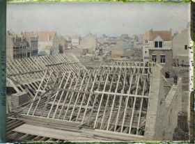 Image représentant Belgique, Ypres, Vue panoramique sur les Quartiers Sud