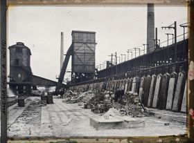 Image représentant Prusse, Ickern Vicktor, Les fours à Coke en réparation