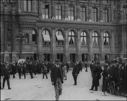 Image représentant Réception du Général Albrici et de la délégation italienne à l'Hôtel de Ville