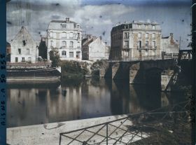 Image représentant France, Soissons, Entrée du Faubg St Vaast et Pont des Anglais