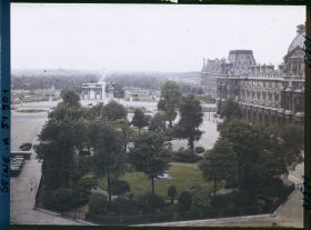 Image représentant Vue du Louvre vers la place de l'Etoile