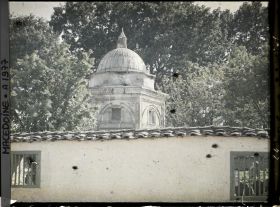 Image représentant Turbé d'Issad Pacha avec émaux bleus