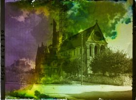 Image représentant France, Vailly, Ensemble de l'Eglise en reconstruction