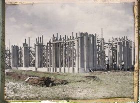 Image représentant France, Ablain-St Nazaire, La Chapelle de N.D. de L. en reconstruction