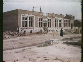 Image représentant France, Bailleul, Maisons en reconstruction