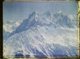 Image représentant France Les Alpes, Vue prise de la Flégère. Aiguilles Le Charmoz, la Blaitière et du Plan