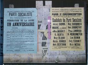 Image représentant Affiche du Parti socialiste (SFIO) pour les élections législatives de novembre 1919