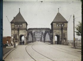 Image représentant Allemagne, Duisburg, Occupation Française Entrée du Grand pont s/ la Rhur