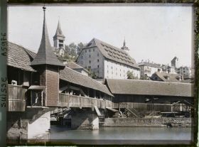 Image représentant Le Spreuerbrücke sur la Reuss