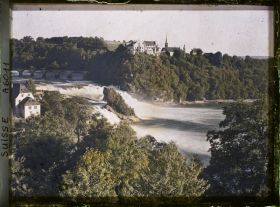 Image représentant Les chutes du Rhin et le château de Laufen