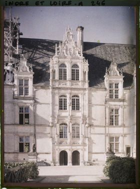 Image représentant La façade nord dite de l'escalier du château