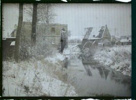 Image représentant Le moulin du Châtelain sous la neige