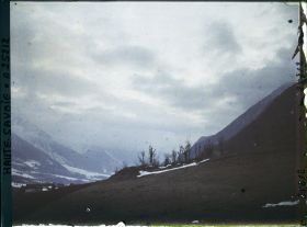 Image représentant France Les Alpes, Chamonix, Le Soir sur la Vallée de Chamonix vers le Col du Tricot