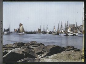 Image représentant Des thoniers dans le port