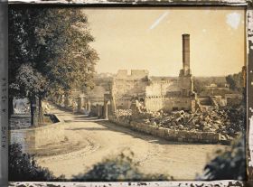 Image représentant France, Folembray, Vue Générale. On aperçoit le Chau de Coucy dans le fond