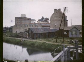 Image représentant France, Merville, Reconstruction d'un moulin
