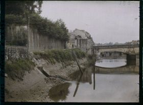 Image représentant France, Bayonne, Le Pont du Génie et la Porte d'Espagne