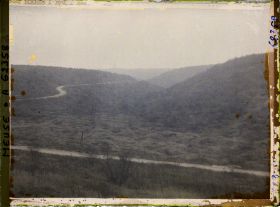 Image représentant Meuse, Haudromont, Le ravin de la Mort vu des Carrières par temps brumeux