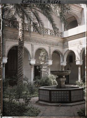 Image représentant Espagne, Séville, Patio de la Mon du Duque de Alba