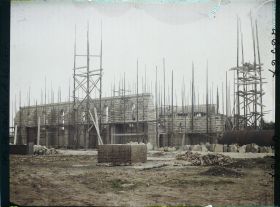 Image représentant France, Givenchy en Gobeck, Eglise en construction