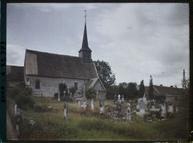 Image représentant L'église et le cimetière