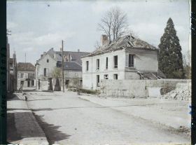 Image représentant France, Braine, Ruines et maisons reconstruites