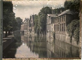 Image représentant Belgique, Bruges, Le Quai des Marbriers, la Justice de Paix